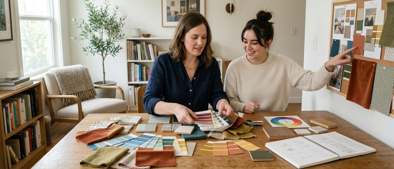 Creative Color Palette Planning for Digital Design and Branding
